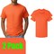 Gildan Men's Ultra Cotton Short Sleeve T-Shirt, Adult Crewneck Craft Bundle Blank Tee, Orange, S–5XL